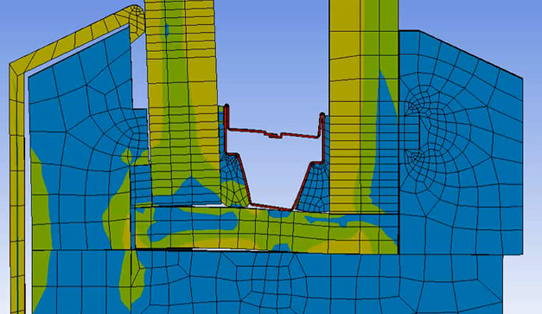 Structural Analysis of Frame and IG for fenestration industry 